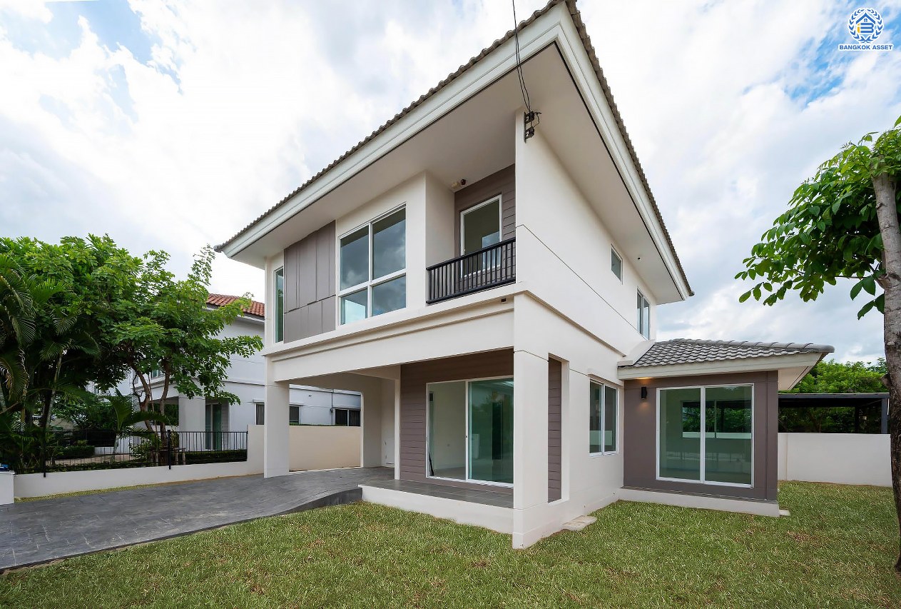 บ้านมือสองตกแต่งใหม่ โครงการ พฤกษ์ลดา2 บางใหญ่ เนื้อที่ 55 ตร.ว. ฟังก์ชัน 4 ห้องนอน 2 ห้องน้ำ 1 ที่จอดรถ บนทำเลดี เชื่อมต่อหลายเส้นทาง ใกล้รถไฟฟ้าสายสีม่วง "สถานีคลองบางไผ่" จุดขึ้นทางด่วน "กาญจนาภิเษก" และห้างสรรพสินค้าเซ็นทรัลเวสต์เกต